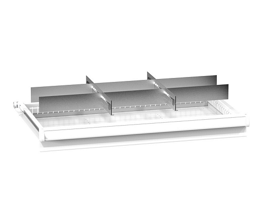 Set of metallic drawer partitions ZP (36x19D) 361921