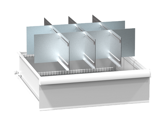 Set of metallic drawer partitions ZB (36x36D) 363634