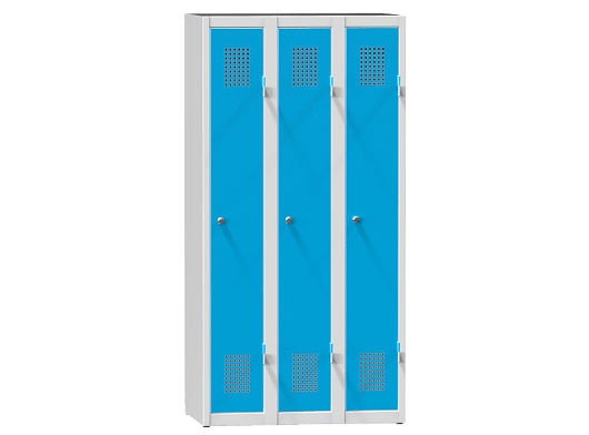 Three-door locker with base XS93-15