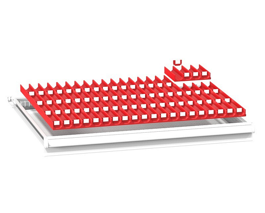 Set of plastic partition - troughs (45x36, 4-piece) 4536PU4